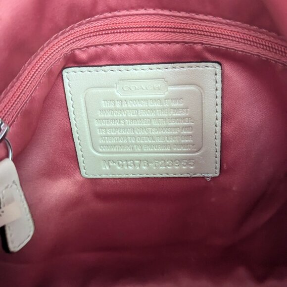 Coach Madison Scarf Print Multicolor Maggie Shoulder Bag Hobo - Picture 6 of 11